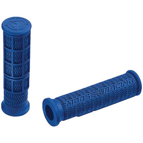Moose blue handlebar atv grips fits suzuki lt250r ltz400 ltr450 lt500 quad race