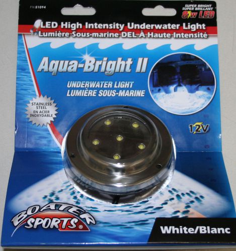 Boater sports aqua-bright ii white led underwater light