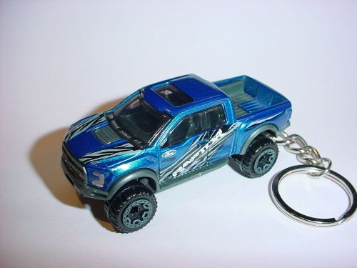 New blue 2015 ford f-150 svt raptor custom keychain key chain f150 4x4 offroad
