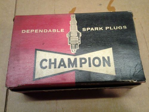 Nos  champion spark plugs  8 pack rv-12c-6