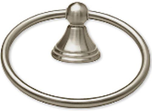 Towel ring, alexandria collection #15707, satin nickel