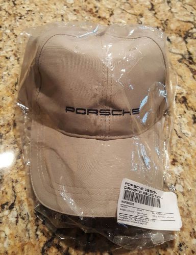 Porsche design drivers selection unisex beige baseball cap new with tags nwt