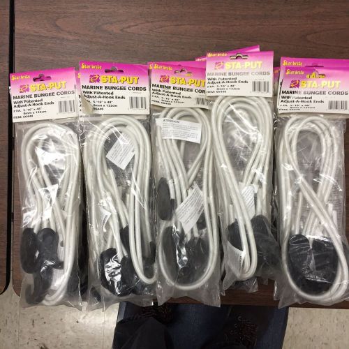 Star brite marine bungee cords 10 packs of 2- 5/16"x 48" length w/adjust-a-hooks