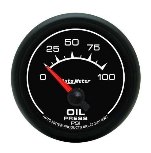 Autometer 5927 es electric oil pressure gauge