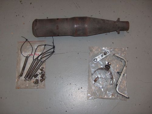 Used briggs and stratton world formula kart racing engine muffler pipe silencer