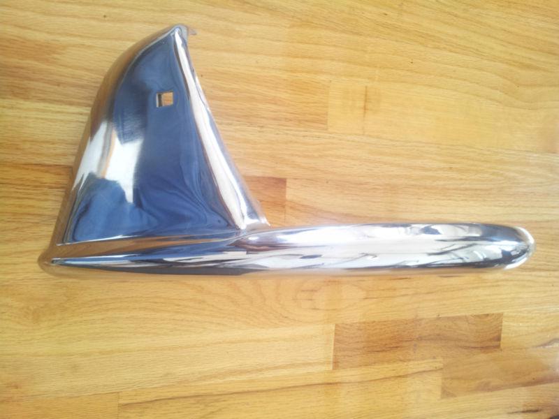 1955 chevy 2&4 dr sedan conv bel air ht driver’s side nos accessory bumper guard