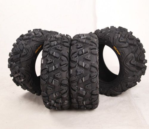 Set of 4 sun.f atv tires 25x8-12 front &amp; 25x10-12 rear /6pr brand new