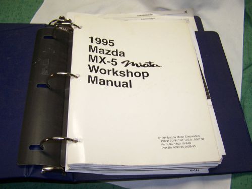 1995 mazda miata mx-5 shop repair service manual workshop mazda factory oem
