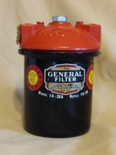 Vintage general oil filter canister model 1a-25a