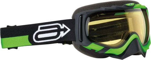 Arctiva snow snowmobile comp 2 goggles (rev green/black) adult