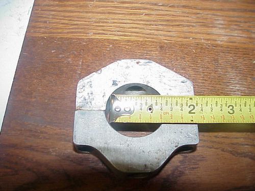 Silver aluminum 1-1/2&#034;round weight ballast clamp mount bracket c5 imca ump