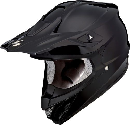 Scorpion vx-34 off-road helmet - solid black - xl