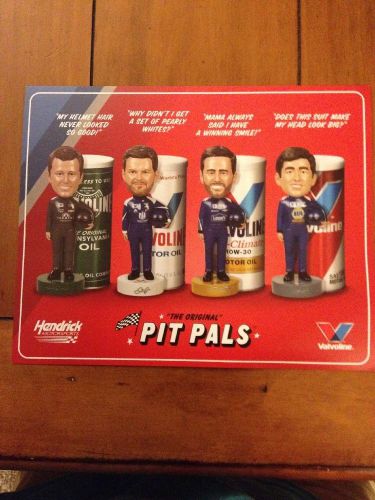 Hendrick motorsports pit pals card valvoline earnhardt jr. jimmie johnson elliot