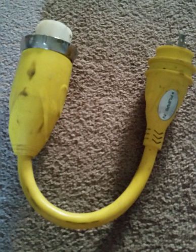 Furrion pigtail adapter 50a 125/250v (f) to 30a (m)