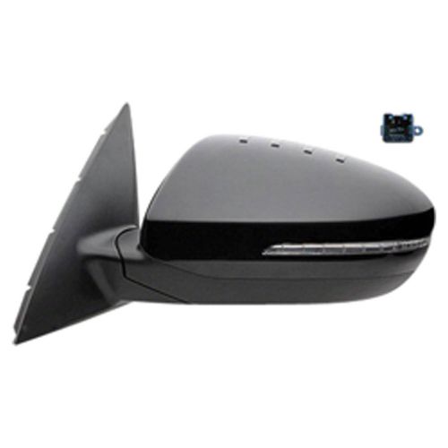 New driver side left non-heated signal manual folding power door mirror assembly