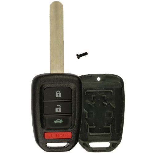 4 buttons keyless remote key fob case key shell blade fit for honda accord