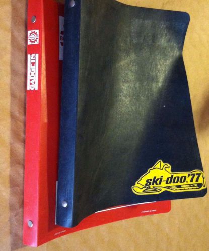 Vintage snowmobile folders -- 77 ski doo &amp; bombardier recreational gadgets