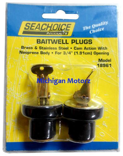Seachoice baitwell drain plugs, set of 2 - 18961
