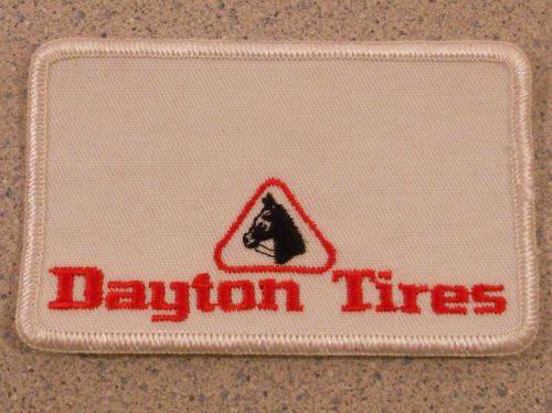 Vintage name tag patch dayton tires
