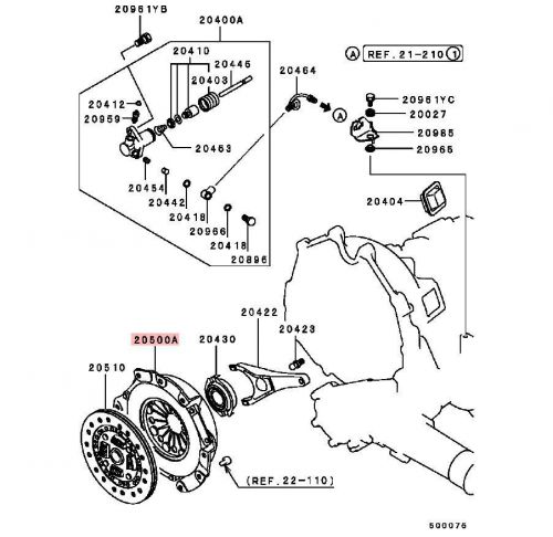 Mitsubishi oem 91-99 3000gt-clutch pressure plate md742801