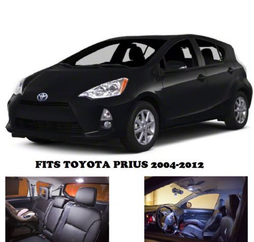 Toyota prius 2004-2012 white interior led package (6 pieces)