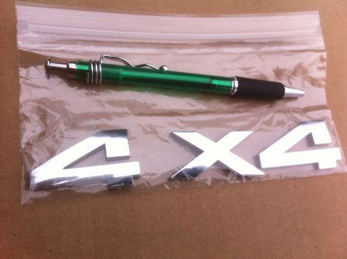 Emblem "4 x 4" used individual numbers free shipping