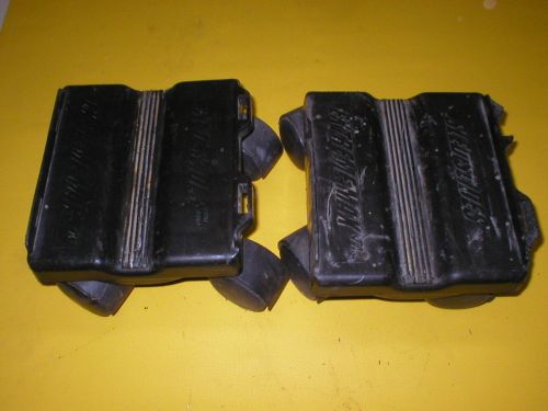 2 used snowmobile dolly dollies one is cracked ski skis track dollys wheels roll