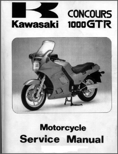 1986-2000 kawasaki concours 1000 ( 1000gtr ) service manual on a cd