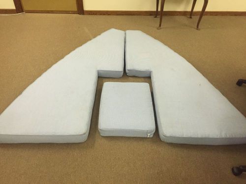 Boat cushions. forward cabin v-berth cushions for 28ft bertram sportfisher