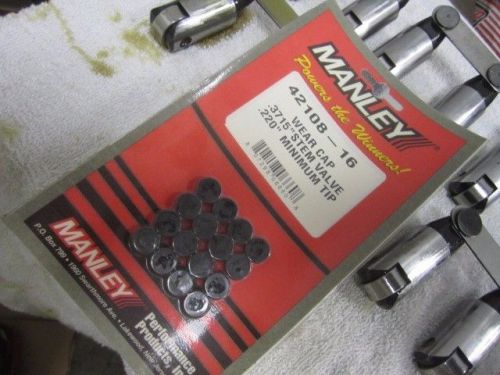 16 brand new manley 3/8" lash caps 426 hemi nitro alcohol nostalgia nhra chevy