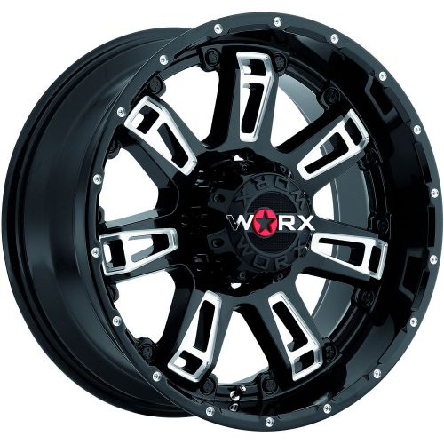 18x9 black worx beast ii 808 8x170 +12 rims couragia mt lt35x12.5r18 tires