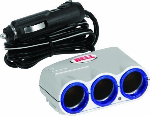 Bell automotive 22-1-39085-8 12v triple socket with 4&#039; cord model: 22-1-39085-8