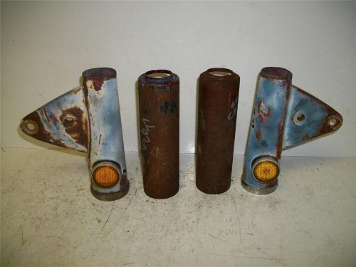 65 honda cb 77 super hawk 305 head light brackets w / covers k7