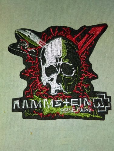 Skull patch for motorcycle vest