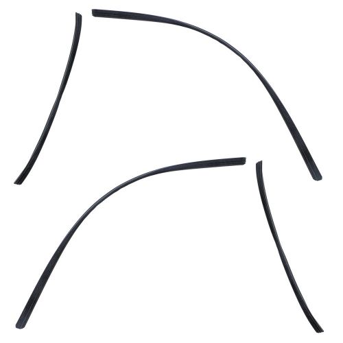 New 1963-65 falcon seals qtr window glass run weatherstrip 2dr sedan ford