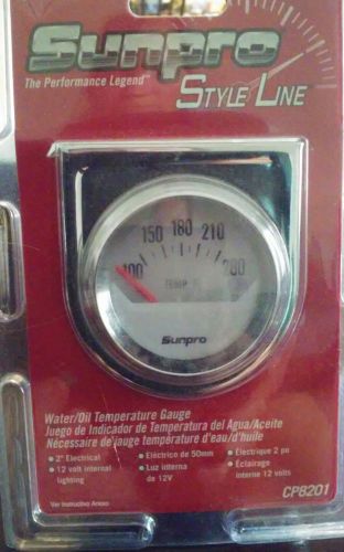 Sunpro oil temperature gauge cp8201