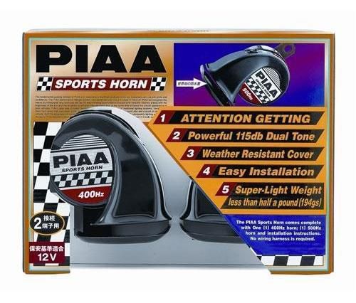 Piaa lighting sports horn high tone kit 500hz + 600 hz, 115db 85112