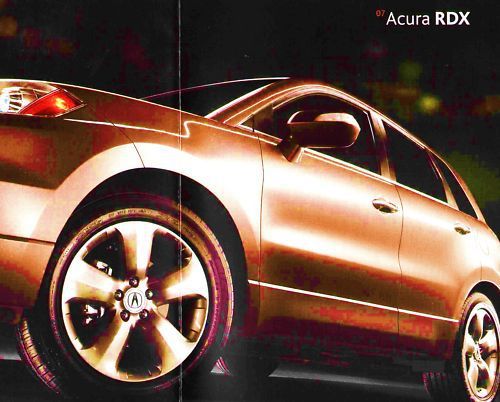 2007 acura rdx turbo factory brochure-acura rdx sh-awd