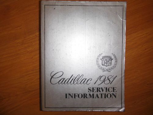 1981 cadillac service manual deville cabrio eldorado hearse fleetwood limousine