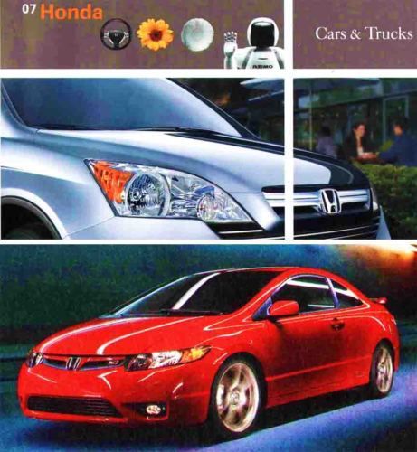 2007 honda brochure-civichybrid-s2000-element-ridgeline