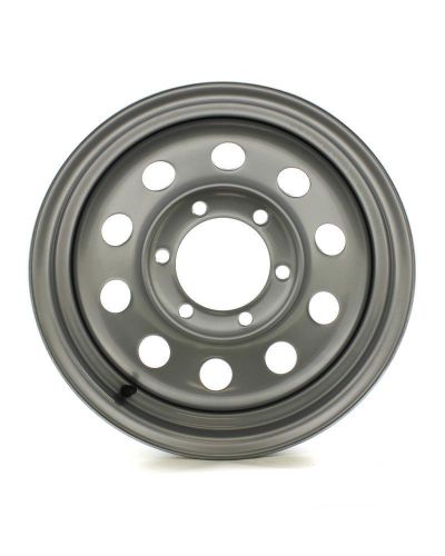 15x6 6-lug on 5.5" silver mod trailer wheel - dexstar-ws515-dex