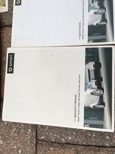2009 version smart car fortwo owners manual set, works for 2008-2015