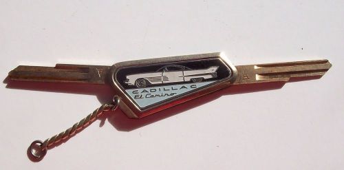 Vintage cadillac el camino gold keys,ignition,door,trunk,glovebox key blank