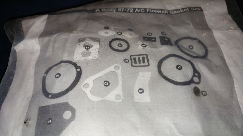 Mopar a body 1967 1968 1969 dart barracuda full ac firewall gasket kit