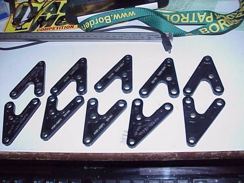 10 billet aluminum triangular shaped brackets nascar carburetor throttle spring?