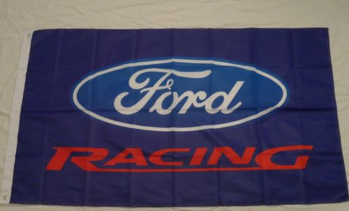 Ford racing 3 x 5 polyester banner flag man cave nascar!!!