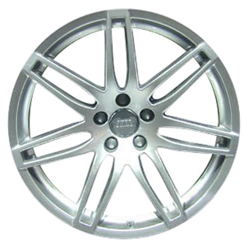 Oem reman 19x8.5 alloy wheel, rim bright hypersilver full face painted - 99876