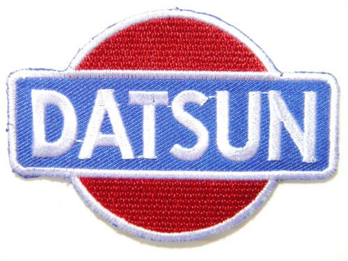 Dutsun logo car racing patch iron on hat cap jacket t-shirt badge sign costume