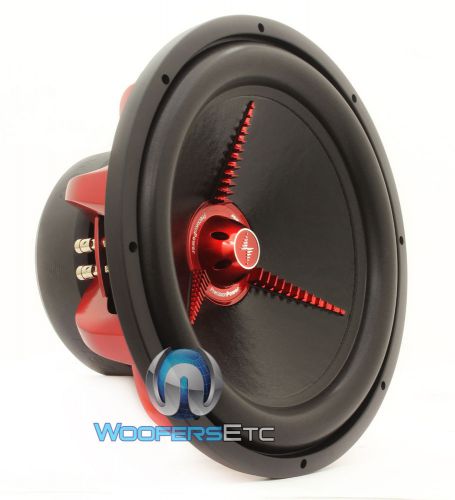 Precision power pc.15 red 15&#034; 900w rms dual 2-ohm ppi subwoofer bass speaker new