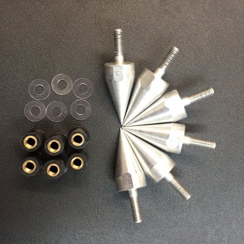 Universal silver  motorcycle spike bolts for windscreen fairings license plate